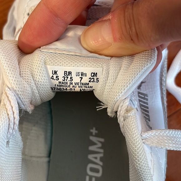 White Puma Shoes - Picture 5 of 7